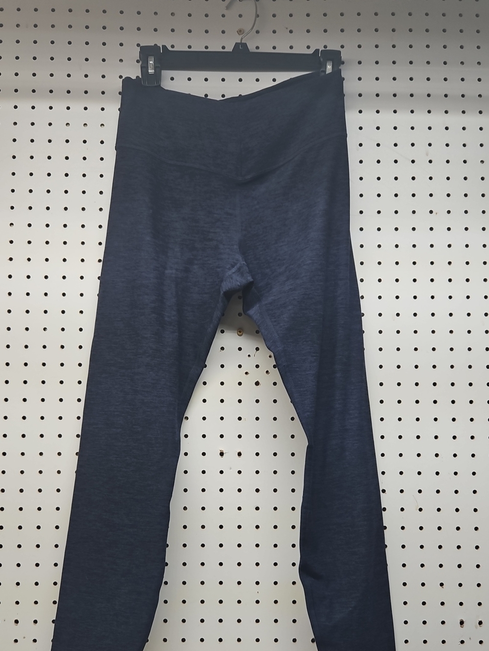 Fabletics Cozy Heather High- Waisted Leggings Navy Woman's Large